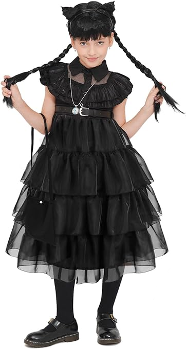 Wednesday Addams Kids Costume